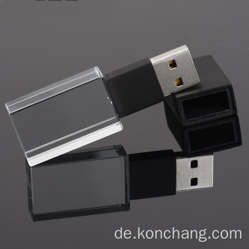 Schwarzes Glas USB-Flash-Laufwerk